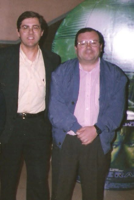 >Luis Campoy con Pepe el del cine